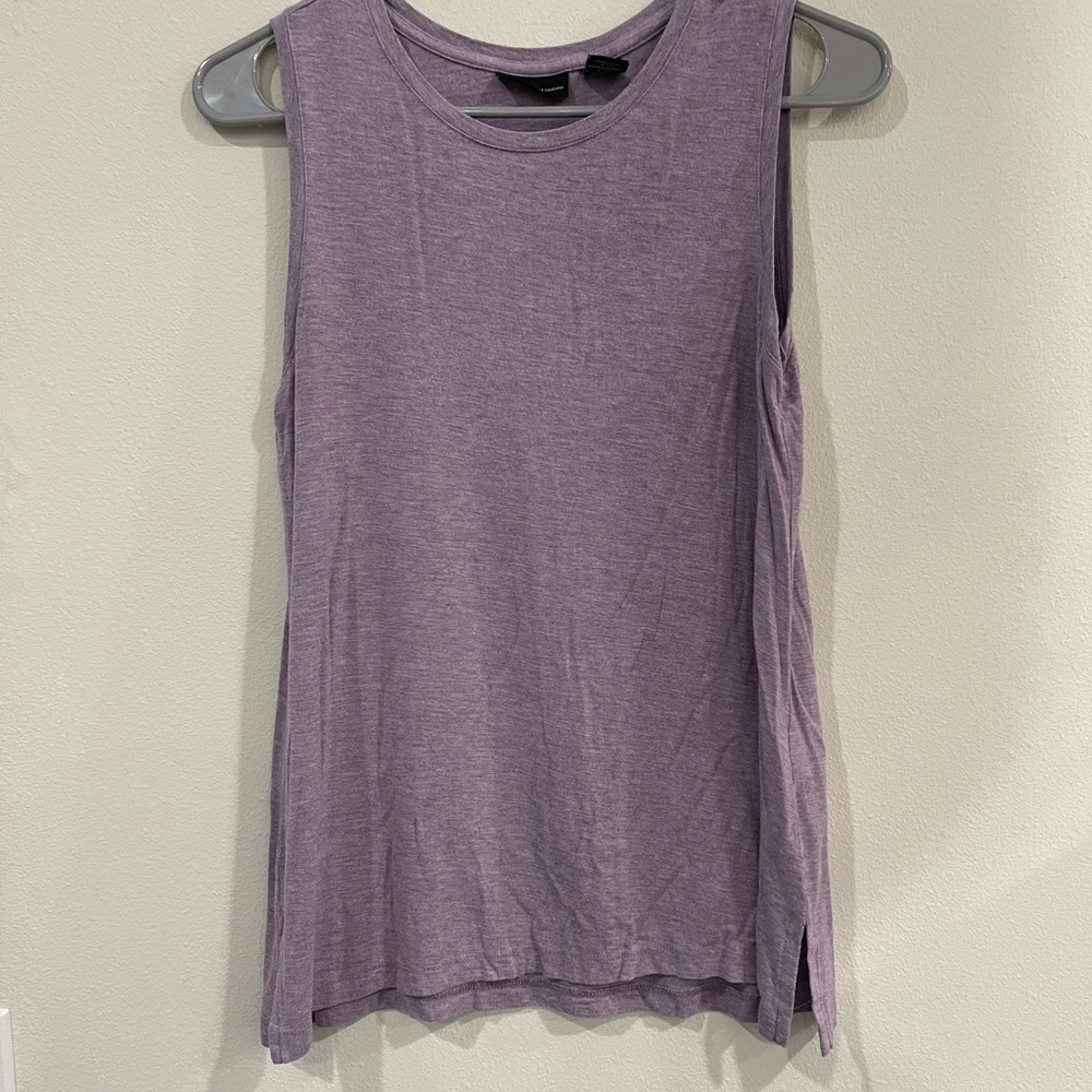 Adrienne Vittadini basic lavender colored tank